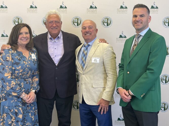 Hurdle Shares Faith And Life Journey At Franciscan University Baron Club Dinner